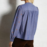 La Petit Étoile Belen Chambray Blouse