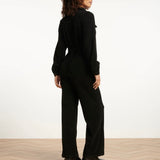 Smashed Lemon Black Jumpsuit