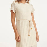 Smashed Lemon Off White Dress