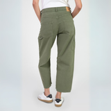 Le Temps Des Cerises Madie Loose Fit Pesto Pants