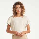 Smashed Lemon Sand - Dark Sand Sequin Top