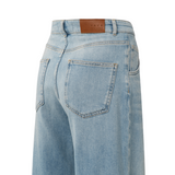 Yaya Light Blue Denim Pant's with Pleats L30