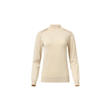 Smashed Lemon Sand & Gold Lurex Knitted Top