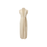 Smashed Lemon Sand & Gold Lurex Knitted Gilet