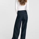 Le Temps Des Cerises Wide Leg Jeans Scotty High Waist Tencel Blue