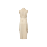 Smashed Lemon Sand & Gold Lurex Knitted Gilet