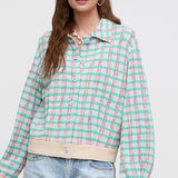Aldo Martins Marino Devon Plaid Collared Jacket