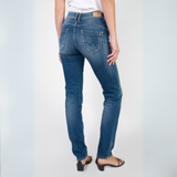 Le Temps Des Cerises Blue Volos Faded Semi-Slim Jeans
