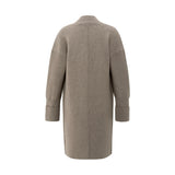 YAYA Brown Melange Coatigan Long Sleeve