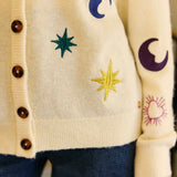 La Petit Etoile Moka Ecru Gilet