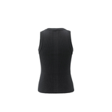 YAYA Black Knitted Tank Top With Shine