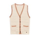 La Petite Etoile Madina Vest in Beige