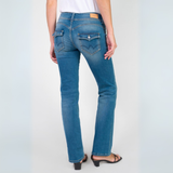 Le Temps De Cerises Blue 2002 Flare Mid Rise Faw Jeans