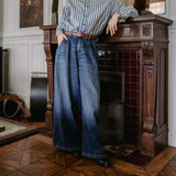 Le Temps Des Cerises Louvy Extra Wide Leg Jeans Blue