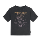 Le Temps Des Cerises Black Print Cavo Boxy T-Shirt