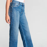 Le Temps Des Cerises Wide Leg Jeans Pulp Bleu