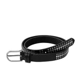 YAYA Oyster Black Bobby Belt With Studs