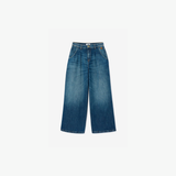Le Temps Des Cerises Louvy Extra Wide Leg Jeans Blue