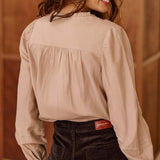 Le Petit Étoile Bowie Camel Blouse