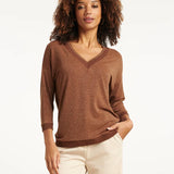 Smashed Lemon Brown Top
