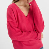 Le Temps Des Cerises Winona Fuchsia Pull oVER