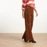 Smashed Lemon Brown Retro Pants