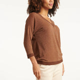 Smashed Lemon Brown Top