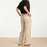 Smashed Lemon Off White & Black Pants