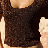 La Petite Etoile Mishan Marron Pull