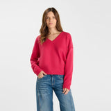 Le Temps Des Cerises Winona Fuchsia Pull oVER