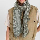 Le Temps Des Cerises Mono Army Scarf