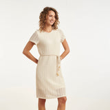 Smashed Lemon Off White Dress