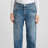 Le Temps Des Cerises Balloon Jeans Madie Neo Bleu
