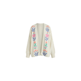 Aldo Martins Floral Jacquard Knit Cardigan